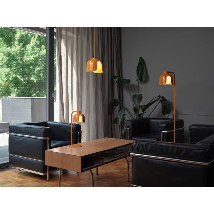 Osram - Напольная лампа DECOR COROLLE 1xE27/15W/230V оранжевая