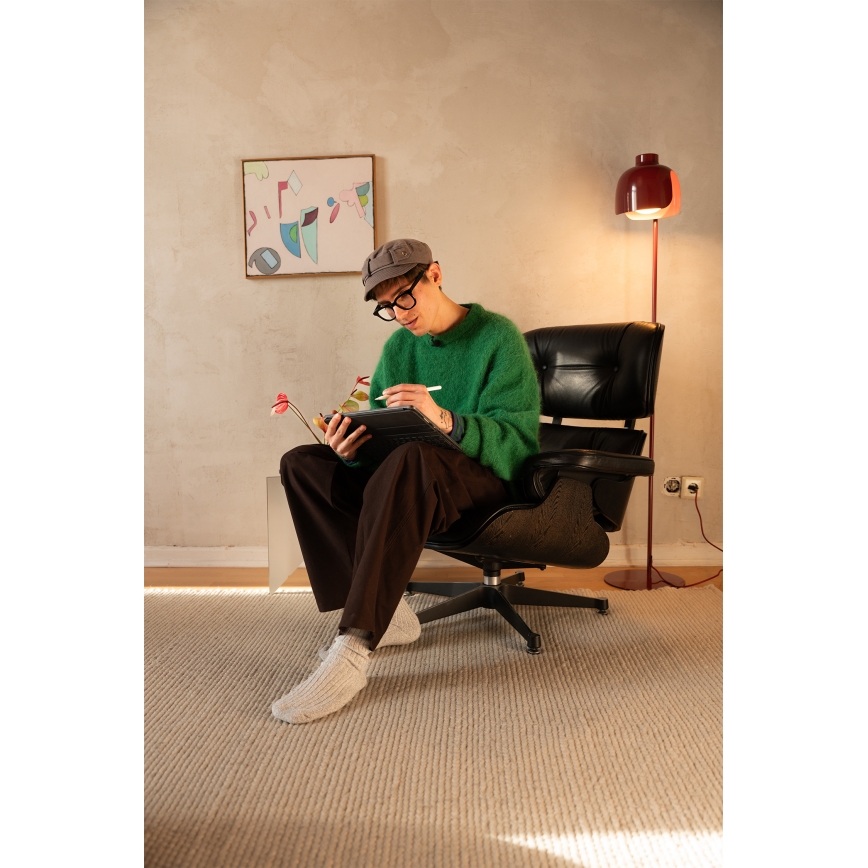 Osram - напольная лампа DECOR COROLLE 1xE27/15W/230V красная