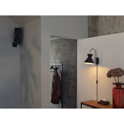 Osram - Настенный светильник DECOR WAIST 1xE27/40W/230V черный