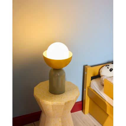 Osram - настільна лампа DECOR BOWL 1xE14/25W/230V зелена/жовта