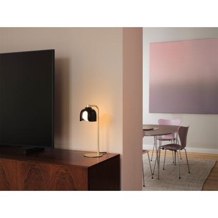 Osram - Настільна лампа DECOR COROLLE 1xG9/20W/230V чорна/золота