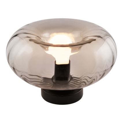 Osram - Настільна лампа DECOR SMOKE 1xE27/12W/230V чорна/димчато-сіра