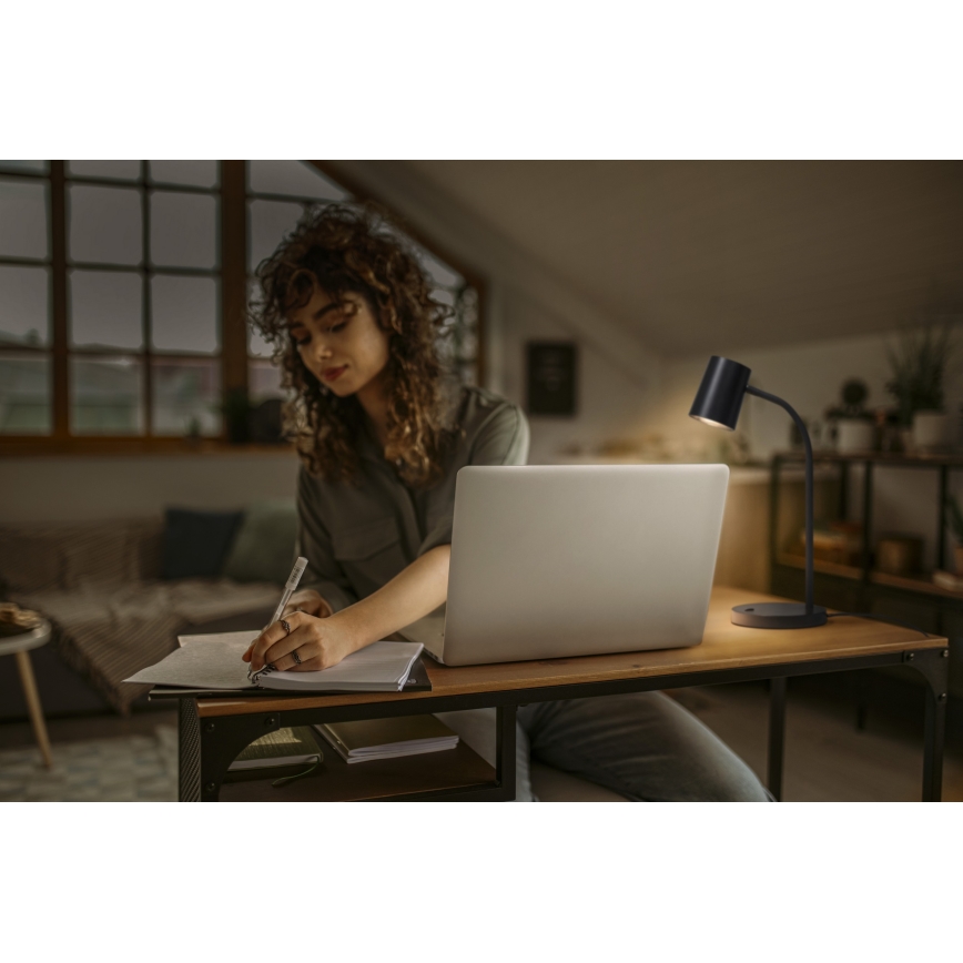 Osram - Настільна лампа DESK LINE 1xGU10/9W/230V чорна