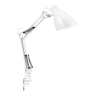 Osram - Настільна лампа на затискачі DESK LINE 1xE27/11W/230V біла