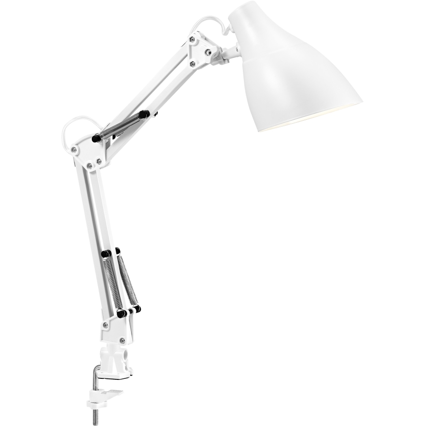 Osram - Настільна лампа на затискачі DESK LINE 1xE27/11W/230V біла
