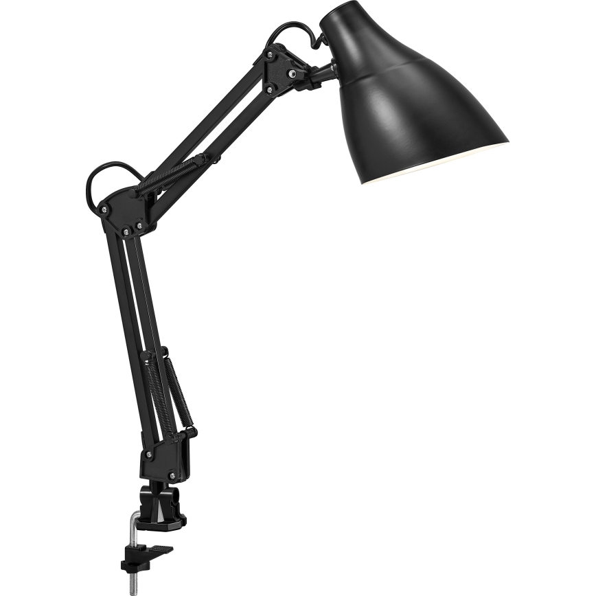 Osram - Настільна лампа з кліпсою DESK LINE 1xE27/11W/230V чорна