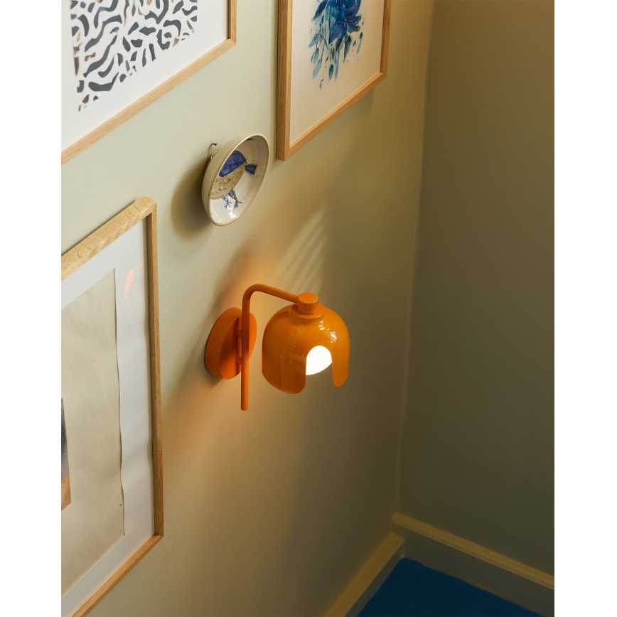 Osram - Настінна лампа DECOR COROLLE 1xG9/20W/230V оранжева