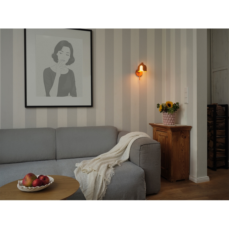 Osram - Настінна лампа DECOR COROLLE 1xG9/20W/230V оранжева