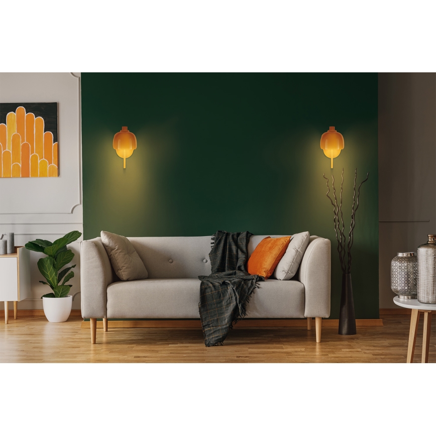 Osram - Настінна лампа DECOR COROLLE 1xG9/20W/230V оранжева