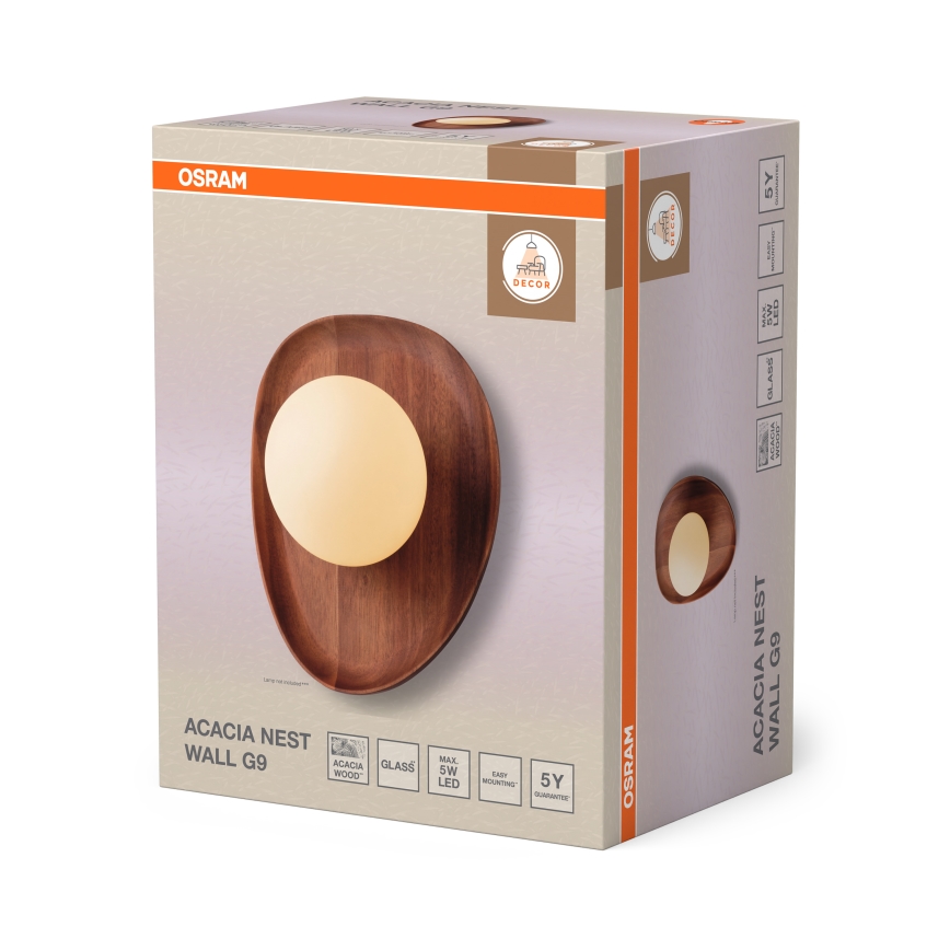 Osram - Настінний світильник ACACIA NEST 1xG9/5W/230V акація