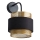 Osram - Настінний світильник DECOR HORNET 1xE27/10W/230V чорний/золотий