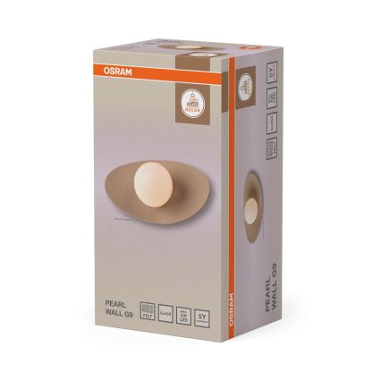 Osram - Настінний світильник DECOR PEARL 1xG9/5W/230V бежевий