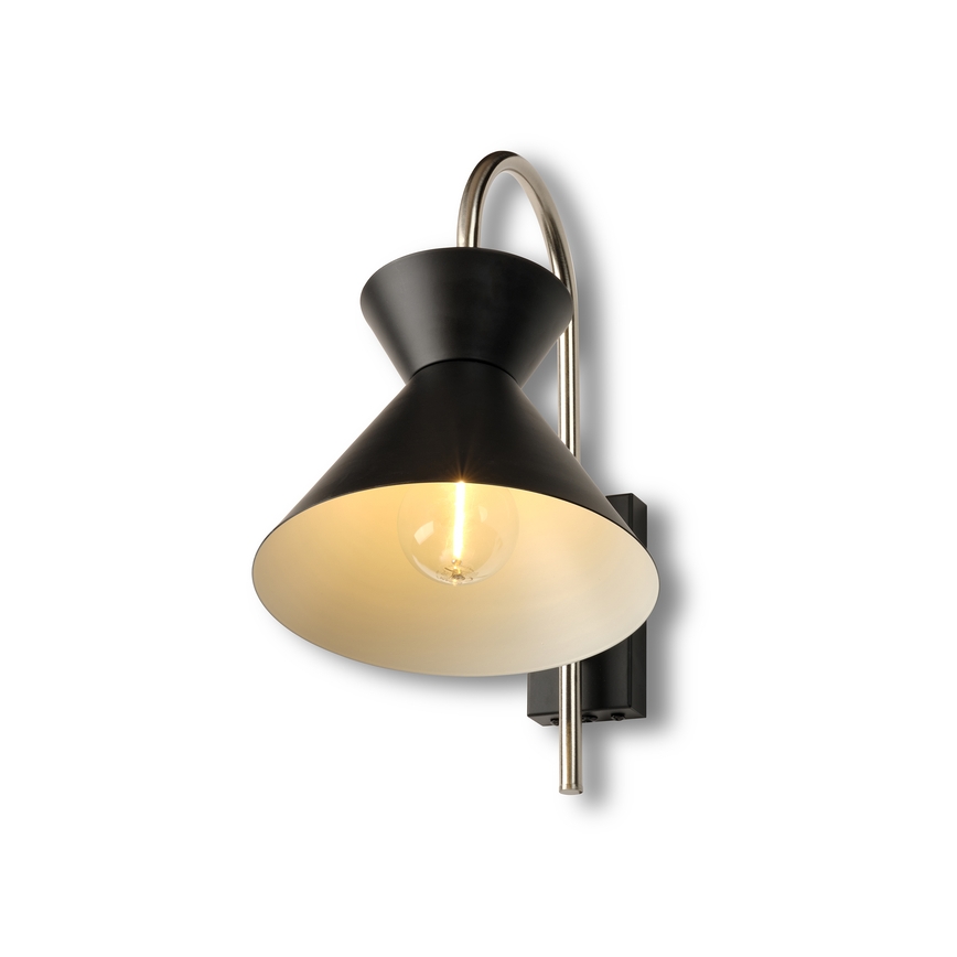 Osram - Настінний світильник DECOR WAIST 1xE27/40W/230V чорний