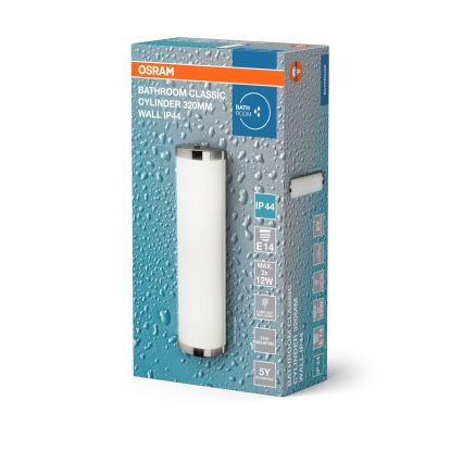Osram - Настінний світильник для ванної кімнати BATHROOM CLASSIC 2xE14/12W/230V IP44 полірований хром