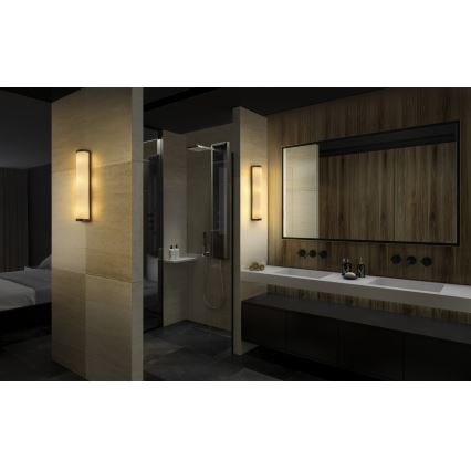 Osram - настінний світильник для ванної кімнати BATHROOM CLASSIC 3xE14/12W/230V IP44 чорний