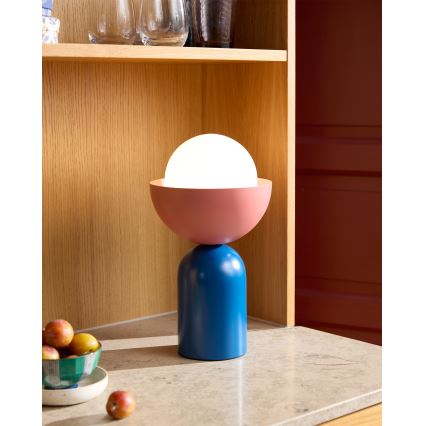 Osram - Настольная лампа DECOR BOWL 1xE14/25W/230V синяя/розовая