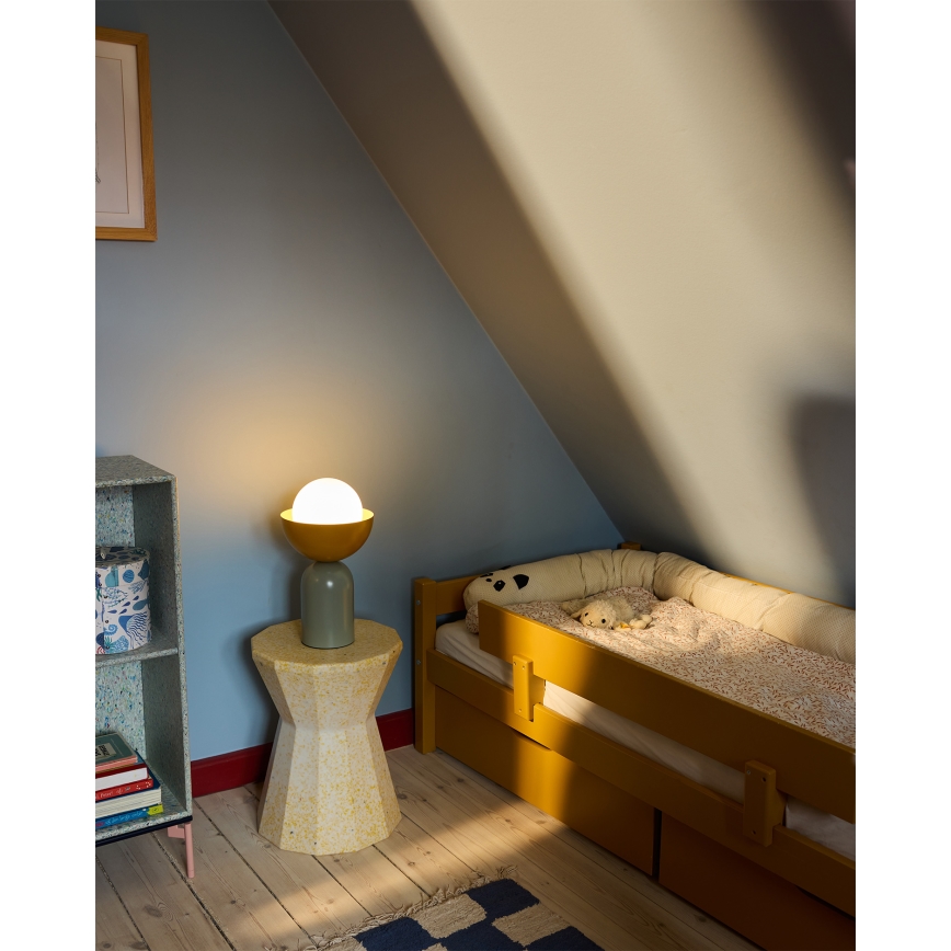 Osram - Настольная лампа DECOR BOWL 1xE14/25W/230V зелёная/жёлтая