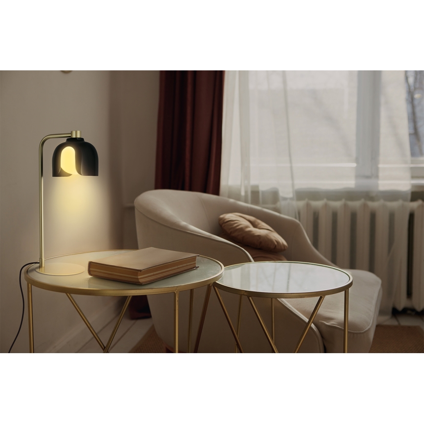 Osram - Настольная лампа DECOR COROLLE 1xG9/20W/230V чёрная/золотая