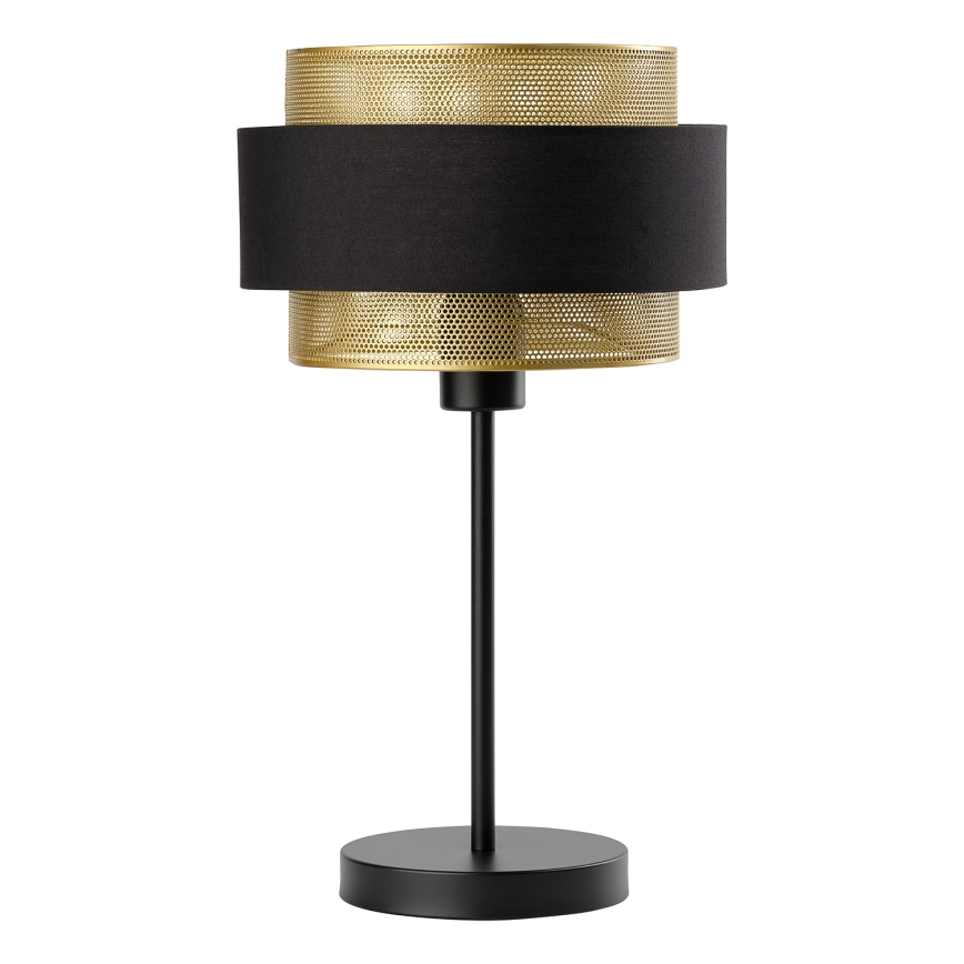 Osram - Настольная лампа DECOR HORNET 1xE27/10W/230V чёрная/золотая