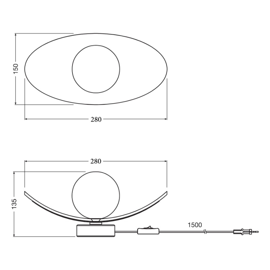 Osram - Настольная лампа DECOR PEARL 1xG9/5W/230V бежевого цвета
