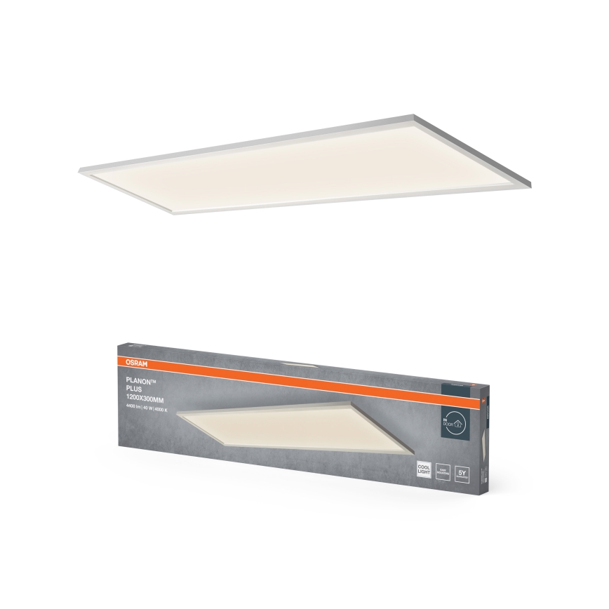 Osram - накладна LED-панель PLANON LED/40 Вт/230 В 4000 К 30x120 см біла