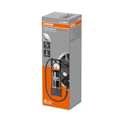 Osram - Ножной воздушный насос с манометром TYREINFLATE 10 ESSENTIAL OFP10ESN