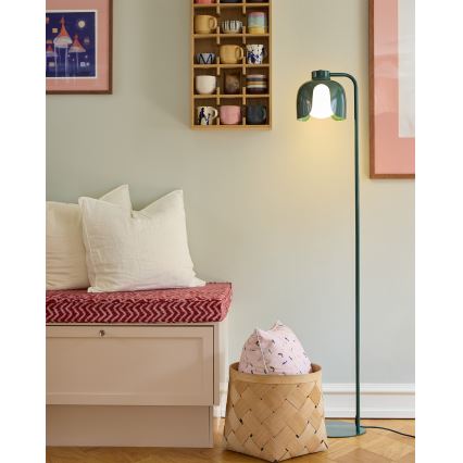 Osram - Підлогова лампа DECOR COROLLE 1×E27/15 Вт/230 В зелена