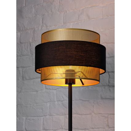 Osram - Підлогова лампа DECOR HORNET 1xE27/10W/230V чорна/золота