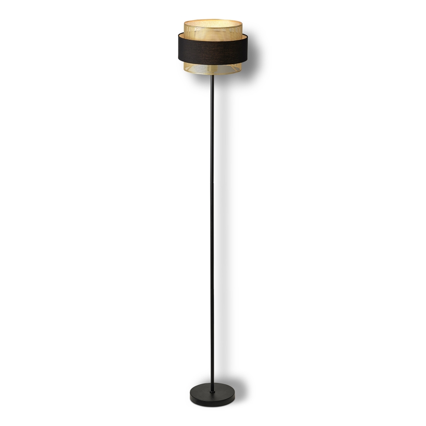 Osram - Підлогова лампа DECOR HORNET 1xE27/10W/230V чорна/золота