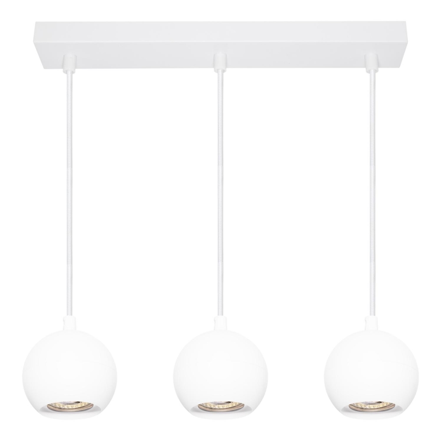 Osram - Підвісна люстра на тросі SPOT SPHERAL 3xGU10/6W/230V біла