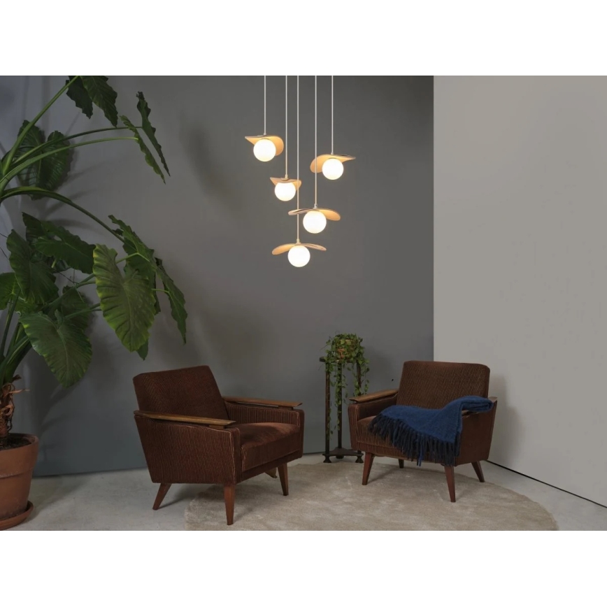 Osram - Подвесная люстра DECOR PEARL 5xG9/5W/230V бежевая