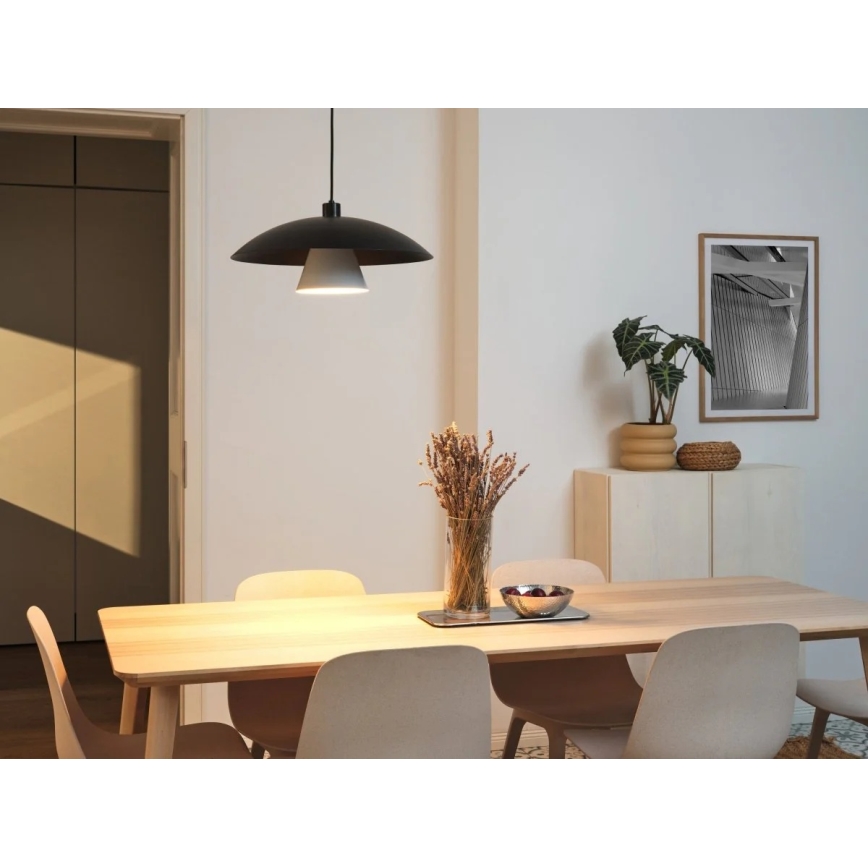 Osram - Подвесная люстра на тросе DECOR FLYING MUSHROOM 1xE27/25W/230V Ø 50 см черный