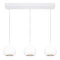 Osram - Подвесной светильник на тросе SPOT SPHERAL 3xGU10/6W/230V белый