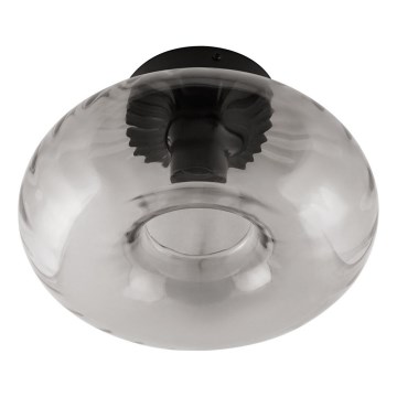 Osram - Потолочный светильник DECOR SMOKE 1xE27/12W/230V диаметр 28 см черный/дымчато-серый