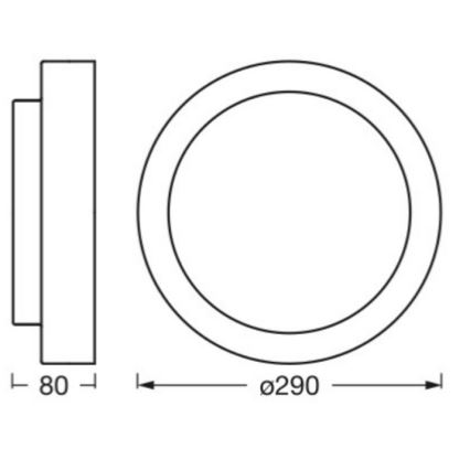 Osram - Потолочный светильник ORBIS MADRID 2xE27/10W/230V диам. 29 см чёрный