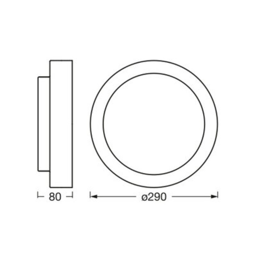 Osram - Потолочный светильник ORBIS MADRID 2xE27/10W/230V, диаметр 29 см, белый