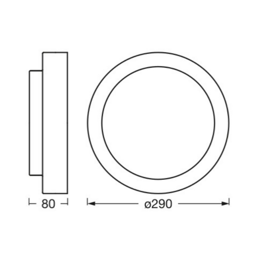 Osram - Потолочный светильник ORBIS MADRID 2xE27/10W/230V, диаметр 29 см, отделка под дерево