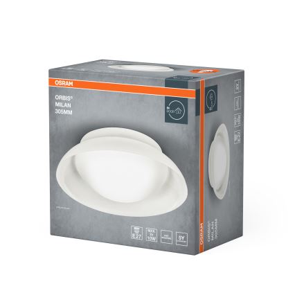 Osram - Потолочный светильник ORBIS MILAN 2xE27/10W/230V, диаметр 30,5 см, коричневый