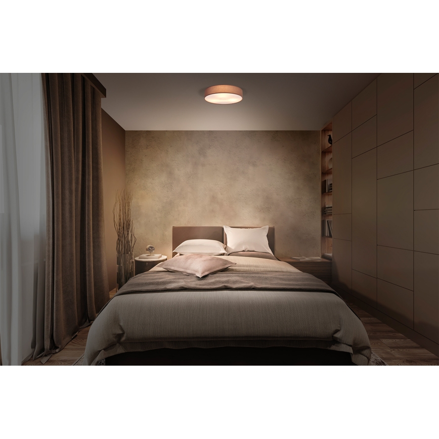 Osram - Потолочный светильник ORBIS PARIS 3xE27/15W/230V диаметр 48 см коричневый