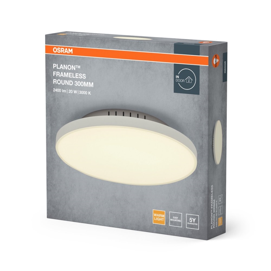 Osram - потолочный светильник PLANON LED/20W/230V 3000K диаметр 30 см белый