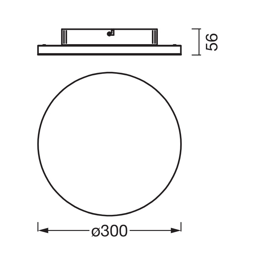 Osram - потолочный светильник PLANON LED/20W/230V 3000K диаметр 30 см белый