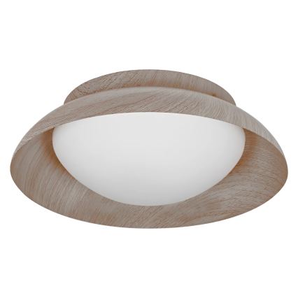 Osram - Потолочный светильник ORBIS MILAN 2×E27/10 Вт/230 В, диаметр 30,5 см, декор под дерево