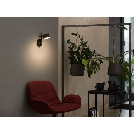 Osram - LED затемнюваний настінний сенсорний світильник DECOR KYOTO LED/12W/230V CRI 90 чорний