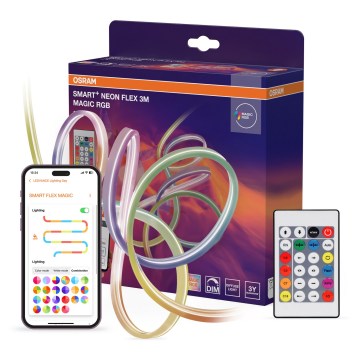 Osram - RGB LED регульована зовнішня стрічка SMART+ MAGIC 3m LED/15W/230V IP44 Wi-Fi+ дистанційне керування
