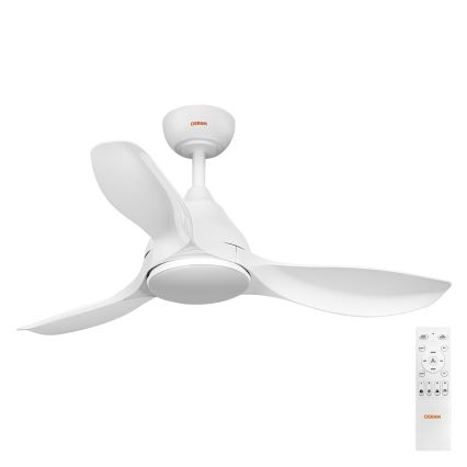 Osram - LED RGB стельовий вентилятор NORDES з регулюванням яскравості LED/18W/230V 3000-6500K + пульт дистанційного керування