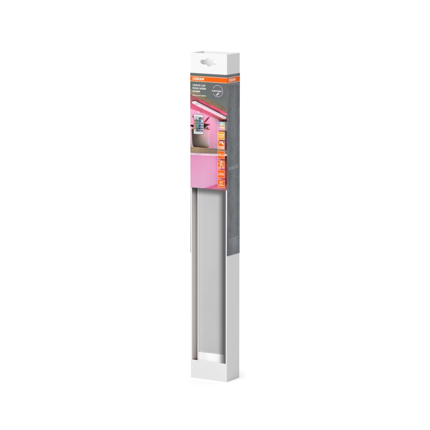 Osram - LED RGBW диммируемый светильник для установки под шкаф LINEAR EDGE LED/8W/230V 50 см белый + пульт дистанционного управления