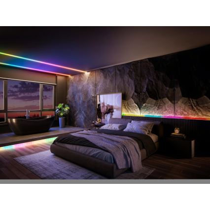 Osram - RGB-светодиодная диммируемая лента SMART+ MAGIC FLEX 5 м LED/24 Вт/230 В Wi-Fi + пульт дистанционного управления
