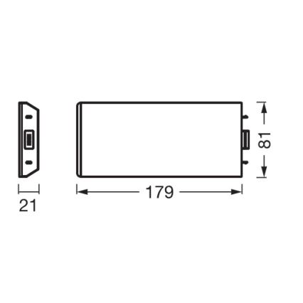 Osram - Розширювальний комплект для LED-підсвітки під шафою UNDERCABINET LED/3,85W/36V 3000K 8,1x17,9 cm білий
