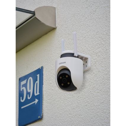 Osram - Розумна зовнішня камера 360° з сенсором 2K SMART+ 230V IP67 Wi-Fi