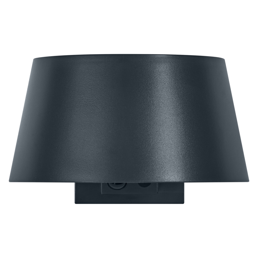 Osram - солнечный настенный LED-светильник с датчиком ENDURA STYLE LED/10,1W/4,2V 2000 mAh IP54 антрацит